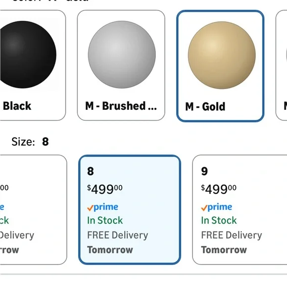 Oura Ring 4 Gold size 8